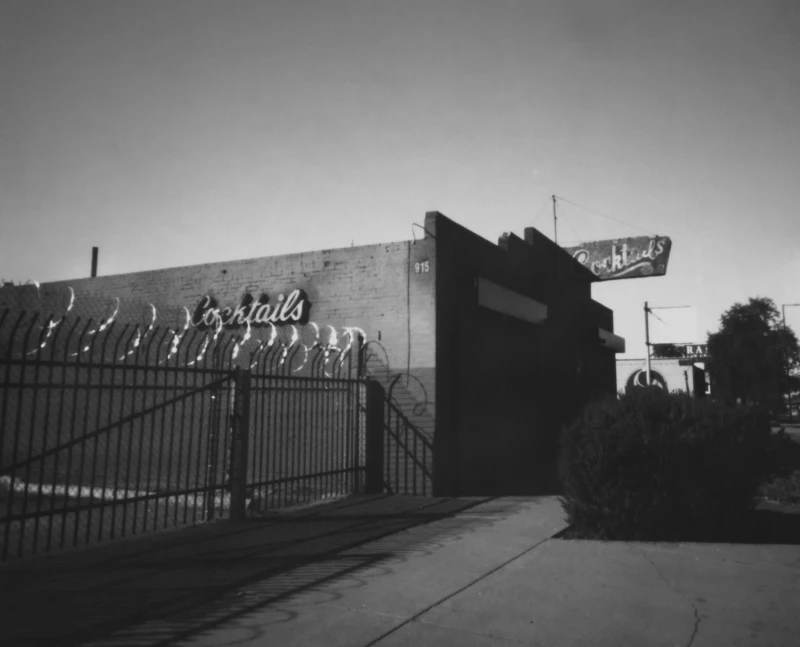 Cocktails, pinhole print