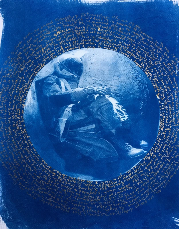 Friendship 7, cyanotype print