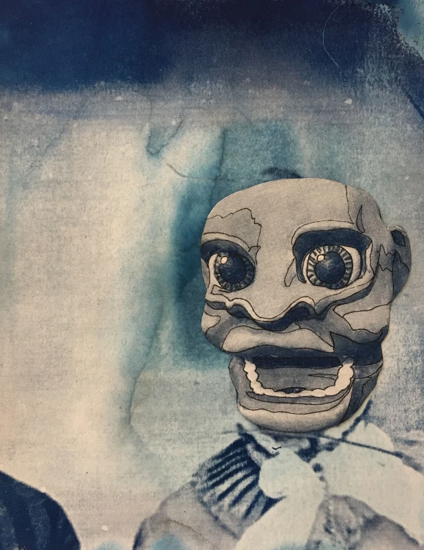 Untitled, cyanotype print