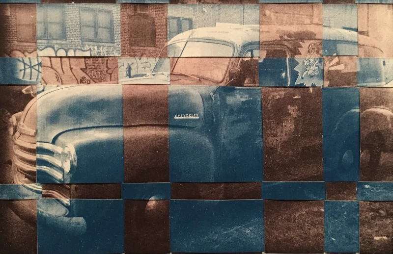 Untitled, cyanotype print