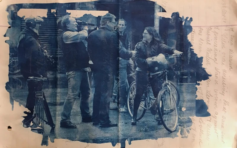 Untitled, cyanotype print