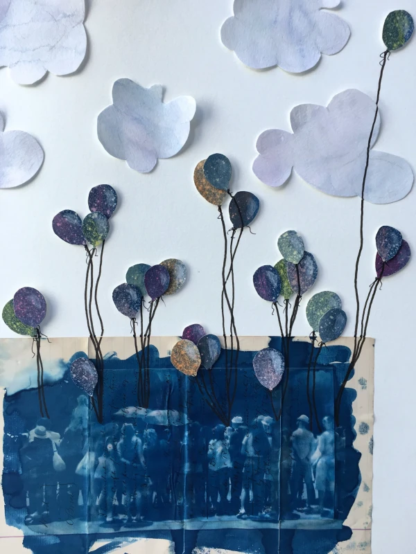 Untitled, cyanotype print