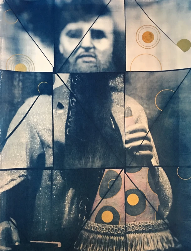 Magic, cyanotype print